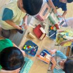 Title: 廃材あそび（竹とんぼ組） | Press-553 | Image No.11 | 社会福祉法人ひだまり会  かざぐるま保育園 | 福岡県行橋市