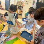 Title: 廃材あそび（竹とんぼ組） | Press-553 | Image No.6 | 社会福祉法人ひだまり会  かざぐるま保育園 | 福岡県行橋市