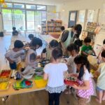 Title: 廃材あそび（竹とんぼ組） | Press-553 | Image No.7 | 社会福祉法人ひだまり会  かざぐるま保育園 | 福岡県行橋市