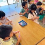 Title: シャボン玉アート（竹とんぼ組） | Press-554 | Image No.7 | 社会福祉法人ひだまり会  かざぐるま保育園 | 福岡県行橋市