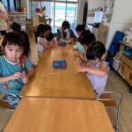 Title: シャボン玉アート（竹とんぼ組） | Press-554 | Image No.12 | 社会福祉法人ひだまり会  かざぐるま保育園 | 福岡県行橋市