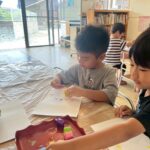Title: 氷色遊び（竹とんぼ組） | Press-560 | Image No.12 | 社会福祉法人ひだまり会  かざぐるま保育園 | 福岡県行橋市