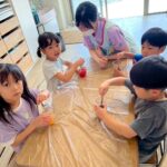 Title: 色水あそび（竹とんぼ組） | Press-562 | Image No.32 | 社会福祉法人ひだまり会  かざぐるま保育園 | 福岡県行橋市