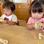 Title: 小麦粉粘土あそび（紙風船組） | Press-561 | Image No.5 | 社会福祉法人ひだまり会  かざぐるま保育園 | 福岡県行橋市