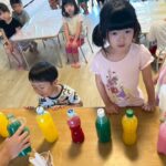 Title: 色水あそび（竹とんぼ組） | Press-562 | Image No.28 | 社会福祉法人ひだまり会  かざぐるま保育園 | 福岡県行橋市