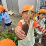 Title: 収穫体験（竹とんぼ組） | Press-571 | Image No.15 | 社会福祉法人ひだまり会  かざぐるま保育園 | 福岡県行橋市