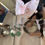 Title: クッキング活動 | Press-580 | Image No.20 | 社会福祉法人ひだまり会  かざぐるま保育園 | 福岡県行橋市