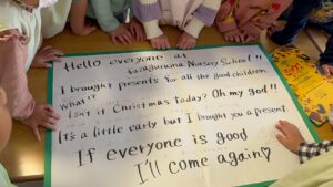 Title: フライングサンタさん♡見ーっけ | Press-594 | Image No.1 | 社会福祉法人ひだまり会  かざぐるま保育園 | 福岡県行橋市