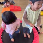 Title: 運動あそび(紙風船組) | Press-607 | Image No.49 | 社会福祉法人ひだまり会 かざぐるま保育園 | 福岡県行橋市